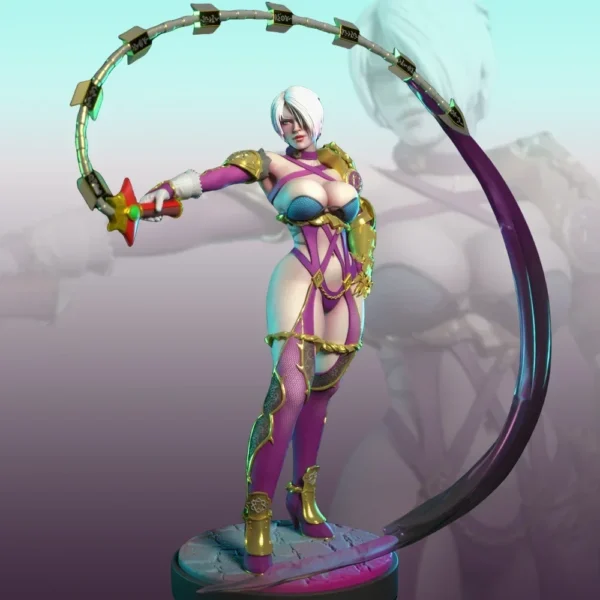 Ivy Valentine Figure 1:24 Miniature Figure Resin Model Kit Unpainted Plastic Model Kit A513