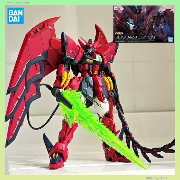 Original Bandai RG 1/144 Epyon Model Kit In Stock Action Figures Collecion Anime Figurine Statue Doll Hobby Robot Kids Toy Gfits
