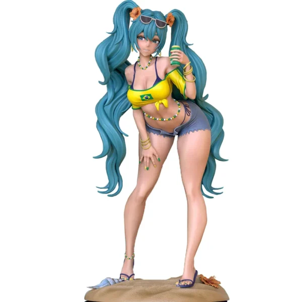Anime Figure 1:18 Miniature Figure Resin Model Kit Unpainted Plastic Model Kit A801 - Image 2