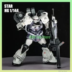 STAR HG 1/144 MS-07B-3 Gouf With Fly Bag White Color Custom B3 Assembly Model Kit Action Figure Customized Plastic Model Kits
