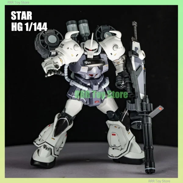STAR HG 1/144 MS-07B-3 Gouf With Fly Bag White Color Custom B3 Assembly Model Kit Action Figure Customized Plastic Model Kits