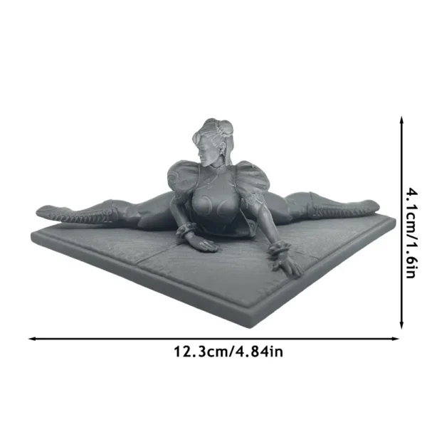 Jia ling bao Chun Li Figure 1:24 Miniature Resin Plastic Model Kit Unpainted Resin Model Kit Toy A400 - Image 5