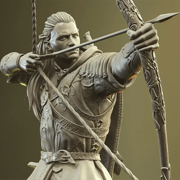 Legolas 135mm Resin Figure Model Kit 1/16 Scale Models Unpainted Kits Diy Toys Hobbies Plastic Model A252 - Image 3