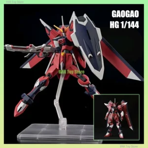 Gaogao Duijue HG 1/144 Assembly Model Kit Immortal Justice Collection Action Figures Robot Plastic Model Hobby Kids Toys Gifts