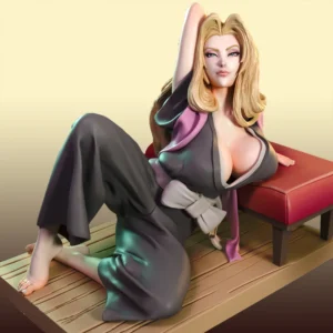 Matsumoto Rangiku Figure 1:24 Miniature Figure Resin Model Kit Unpainted Plastic Model Kit A810
