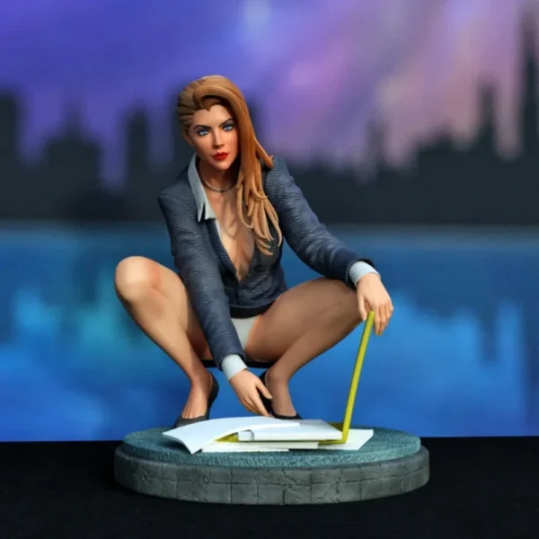 Secretary Resin Figure Miniature 1:24 Resin Model Kit Unpainted Plastic Model Kit A417