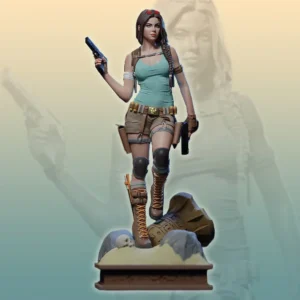 Lara Miniature Figure 1:24 Resin Model Kit Unpainted Plastic Model Kit Anime Figure A581
