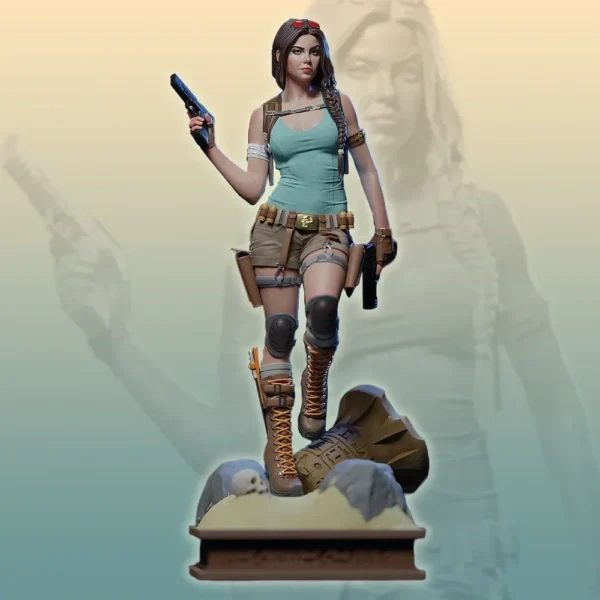 Lara Miniature Figure 1:24 Resin Model Kit Unpainted Plastic Model Kit Anime Figure A581