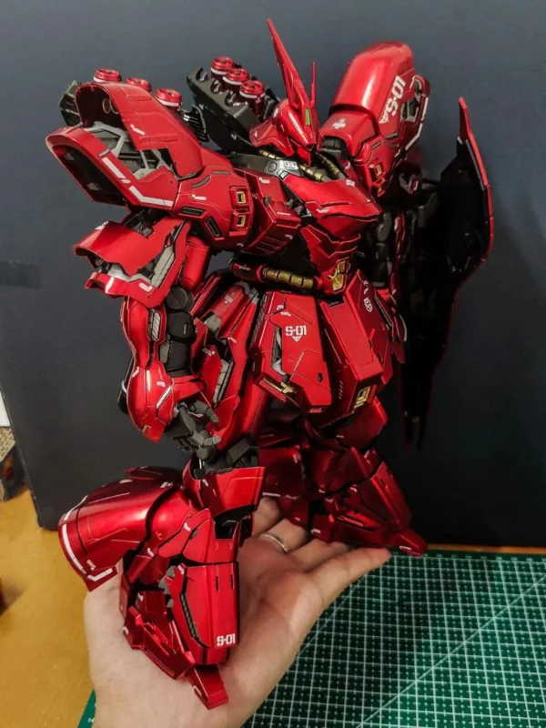 DABAN 6631S MG 1/100 Sazabi Electroplated Ver Assembly Model Kit Action Figures Robot Plastic Model Kids Hobby Toy Custom GIfts - Image 3