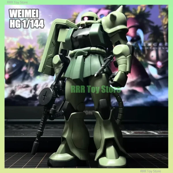 In Stock WEIMEI WM 241 HG 1/144 MS-06 Zaku 2 Assembly Model Kit Collection Action Figure Plastic Model Kits Customized Toys