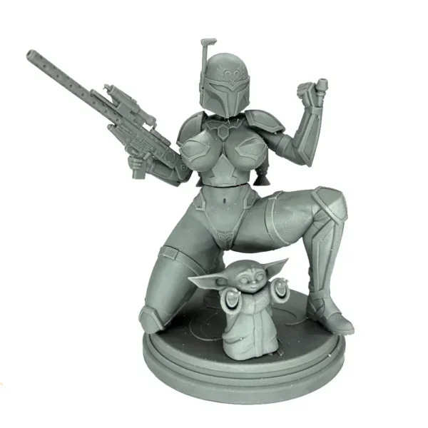 Girl Figure 1/18 miniature Resin Model Kit Unpainted Plastic Model Kit A129 - Image 2
