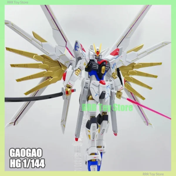 In Stock GAOGAO HG 1/144 Model Kit Mighty Strike Freedom Seed Assembly Action Figures Robot Plastic Model Kids Toy Gifts