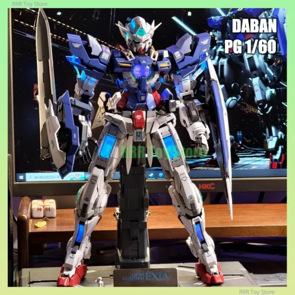 In Stock DABAN PG 1/60 GN-001 Exia 00 OO Model Kit Assembly Action Figures Robot Figurine Plastic Model Hobby Doll Toy Gifts