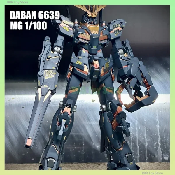 In Stock DABAN 6639 MG 1/100 Banshee Assembly Model Kit Action Figures Robot Plastic Model Statue Customized Kids Toys Gifts