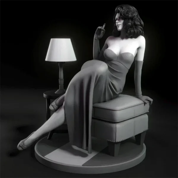 Ava 1/24 miniature Scale Resin Figure Model Kit Assembly Model Unpainted Kits Diy Toys Hobbies Plastic Model A246 - Image 6