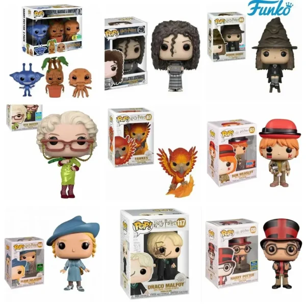 FUNKO POP Full Styles Bellatrix 29# Dumbledore Dobby Snape Voldemort Luna RON Hermione Toy Figures Collection Model Toy Gifts - Image 2