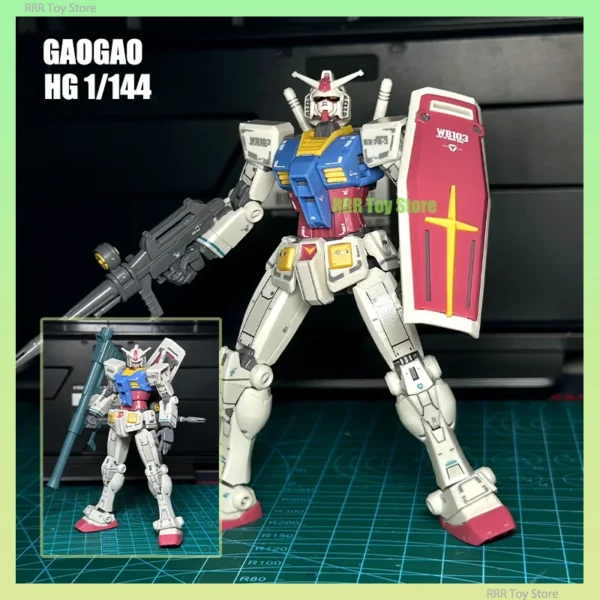 Gaogao HG 1/144 Assembly Model Kit RX-78-2 Beyond Global Collection Action Figures Robot Figurine Plastic Model Hobby Toys Gifts
