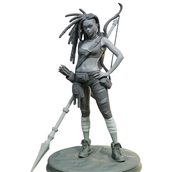 Anime Tyra Figure 1:24 Miniature Resin Model Kit Unpainted Plastic Model Kit A618 - Image 2