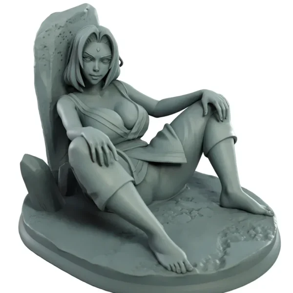Tsunade Figure 1:24 Miniature Figure Resin Model Kit Unpainted Plastic Model Kit A554 - Image 4