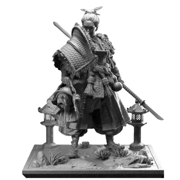 Kuchisake Onna Figure 1:18 Miniature Resin Model Kit Unpainted Plastic Model Kit a2860 - Image 3