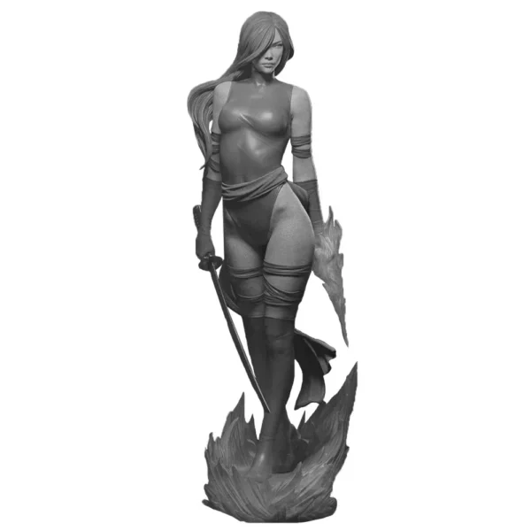 Psylocke 1:24 Miniature Resin Plastic Model Kit Unpainted Resin Model Kit Toy A116 - Image 3