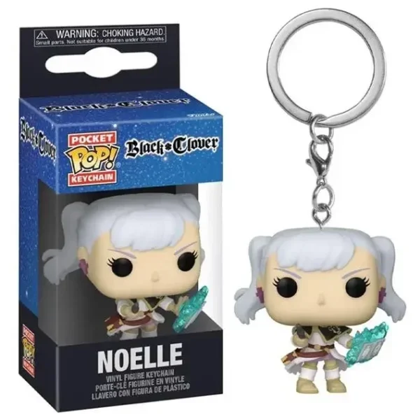 Funko POP Pocket Pop Keychain Black Clover YAMI NOELLE ASTA Vinyl Figure Special Edition Pendant Keychain Toys for Children Gift - Image 3