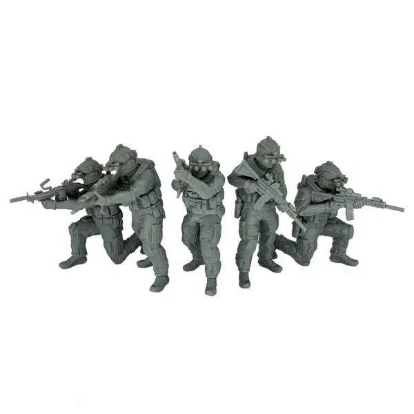 DEVGRU Miniature 1/35 Miniature Resin Figure Unpainted Model Kit 54mm Figures A219