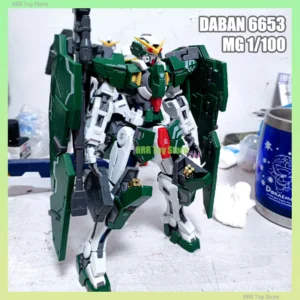 DABAN 6653 MG 1/100 GN-002 Dynames Collection Assembly Model Kit Action Figures Robot Figuine Plastic Model Kids Hobby Toy GIfts