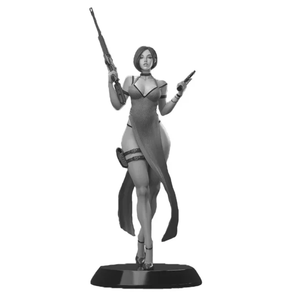 Ada Wang 1:24 miniature Resin Plastic Model Kit Unpainted Resin Model Kit A1613 - Image 3