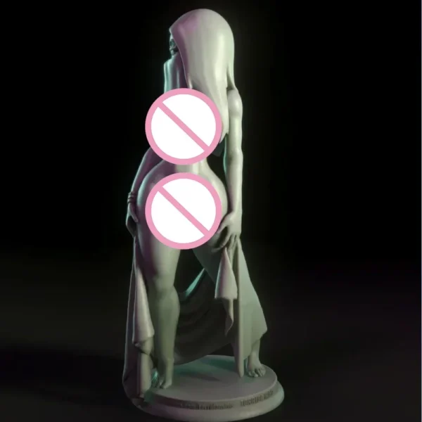 Yellow Sorceress 75mm Resin Figure Model Kit 1:24 Scale Models Unpainted Kits Diy Toys Hobbies Plastic Model A272 - Image 5