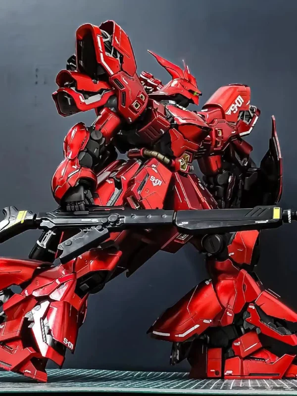 DABAN 6631S MG 1/100 Sazabi Electroplated Ver Assembly Model Kit Action Figures Robot Plastic Model Kids Hobby Toy Custom GIfts - Image 2