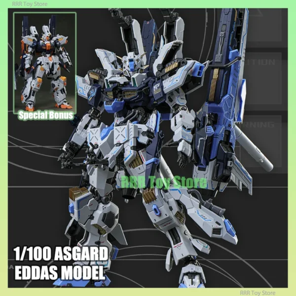 In Stock EDDAS Model MG 1/100 Model Kit Asgard Alloy Joints Assemlby Action Figures Robot Plastic Model Kits Customized Toy Gift