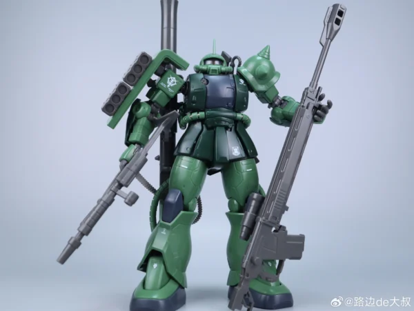 In Stock FangDaJing 1/72 ZAKU II GTO Model Kit TYPE C-6/R6 MS-06C-6/R6 Assembly Action Figures 26CM Robot Plastic Model Kid Toy - Image 2