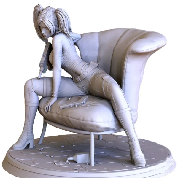 Anime Girl Figure 1:16 Miniature Resin Model Kit Unpainted Plastic Model Kit A692 - Image 4