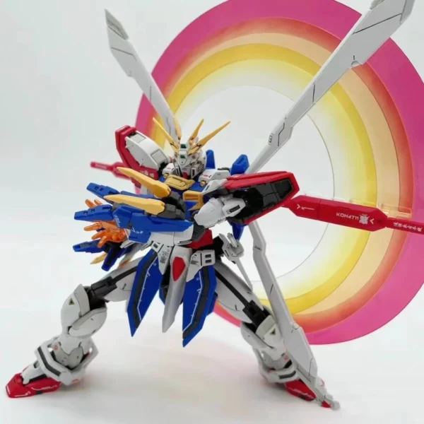 Gaogao RG 1/144 Gf13-017Nj God with Light Effect Assembly Model Kit Collection Action Figures Movable Joints Robot Figurine Toys - Image 2
