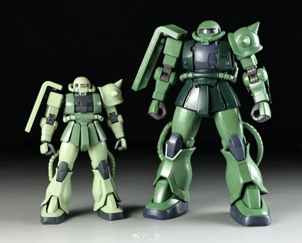 In Stock FangDaJing 1/72 ZAKU II GTO Model Kit TYPE C-6/R6 MS-06C-6/R6 Assembly Action Figures 26CM Robot Plastic Model Kid Toy - Image 5