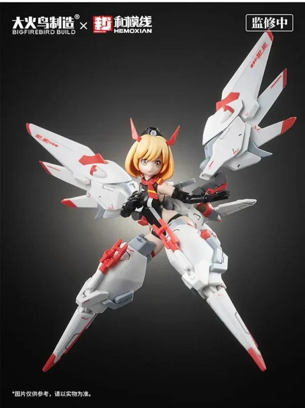 HEMOXIAN Kelly Janet SKY-001 Model Kit BIG FIREBIRD BUILD Collection Assembly Action Figures Robot Figurine Plastic Model Toys - Image 3