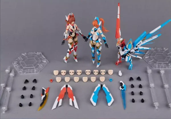 MS General MG-10 1/10 Assembly Model Kit Romance of The Three Kingdoms Da Qiao Xiao Qiao Action Figures Plastic Model Toys Gifts - Image 6