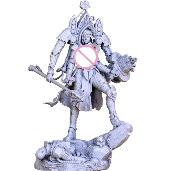 WarSisterWarSuit Miniature Figure 1:16 Resin Model Kit Unpainted Plastic Model Kit Anime Figure A585 - Image 3