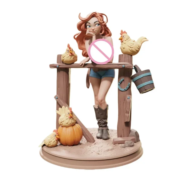 Anime Nerissa Figure 1:24 Miniature Resin Model Kit Unpainted Plastic Model Kit A617 - Image 3