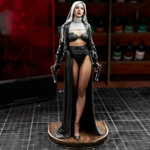Woman With A Machine Gun Figure 1:16 Miniature Resin Model Kit Unpainted Plastic Model Kit A644