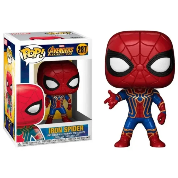 FUNKO Pop Iron Spider Man 287# Spider Man 220# MYSTERIO #477 PVC Action Figure Collection Model Toys Gift with Box