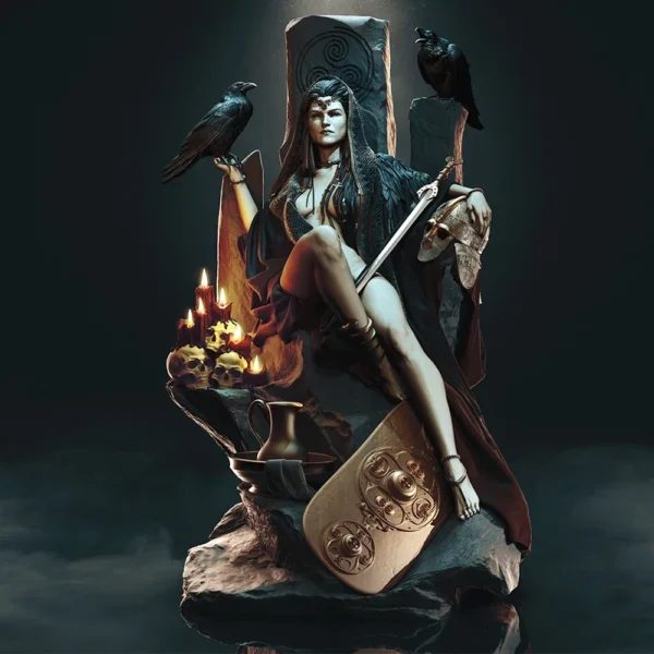 Morrigan Figure 1:18 Miniature Figure Resin Model Kit Unpainted Plastic Model Kit A776