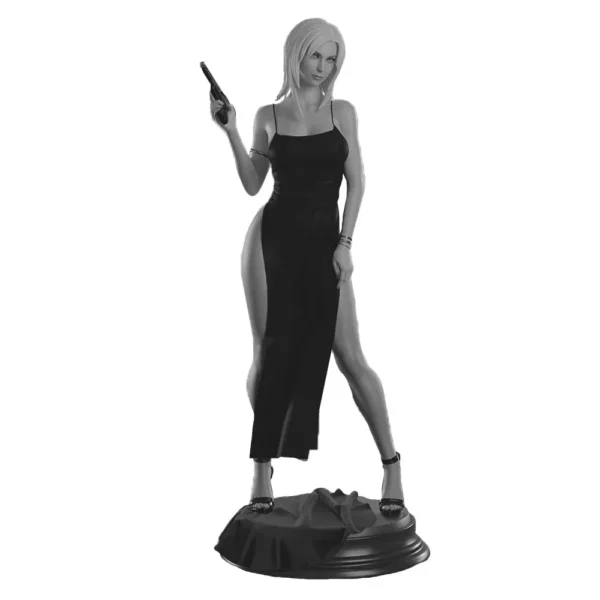 Aya Brea Figure 1:18 Miniature Figure Resin Model Kit Unpainted Plastic Model Kit A797 - Image 3