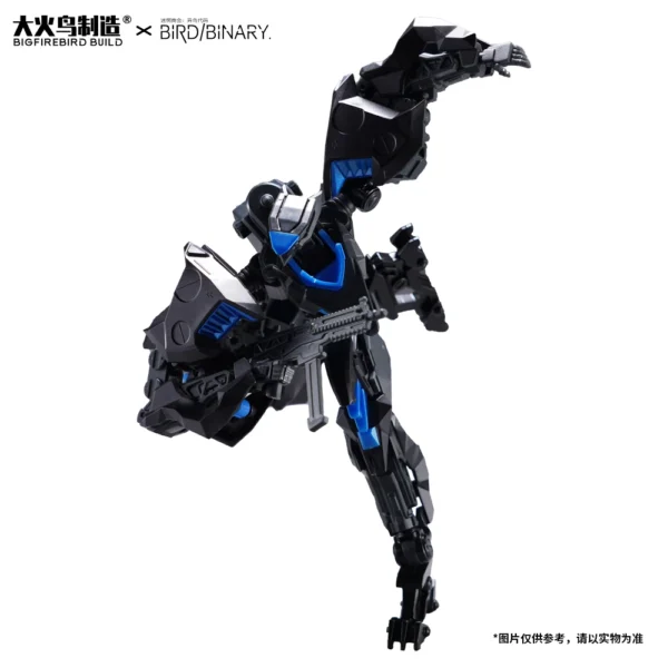 BigFireBird Build Bird/Binary Model Kit Ficedula Assembly Action Figures Collection Plastic Model Robot Figurine Hobby Toy Gift - Image 3
