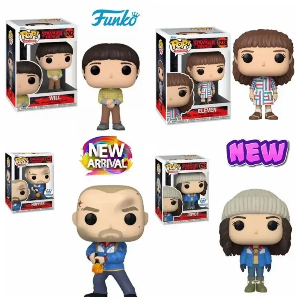 FUNKO POP WILL 1242# 922# Eleven 827# 1238# HOPPER 1253# JOYCE 1254# 881# 552# 1238# 1243# Action Figure Toys