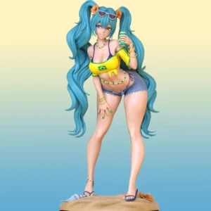 Anime Figure 1:18 Miniature Figure Resin Model Kit Unpainted Plastic Model Kit A801