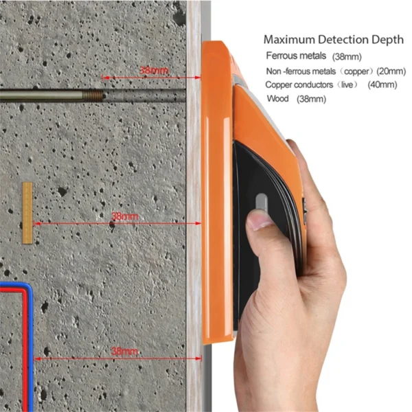 Metal Detector High-precision Hand-held Outdoor Detector for Electrician Daily Life - Image 2