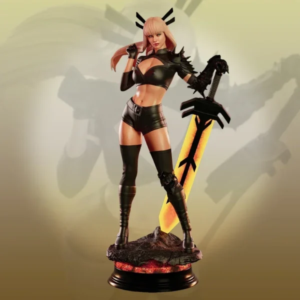 Illyana Rasputine Figure 1:18 Miniature Figure Resin Model Kit Unpainted Plastic Model Kit A604