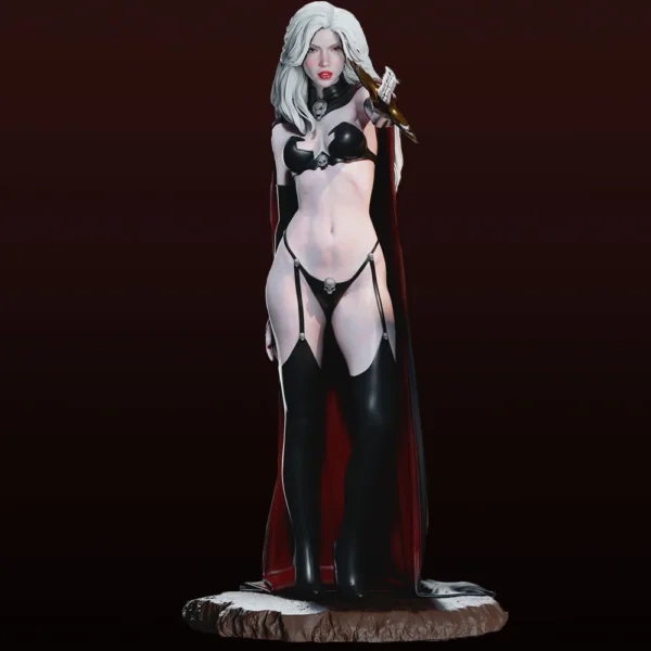 Fantasy Figure 1:18 Scale Unpainted Resin Model Kit - DIY Gothic Lolita Collectible Figure for Painting & Display (A831)